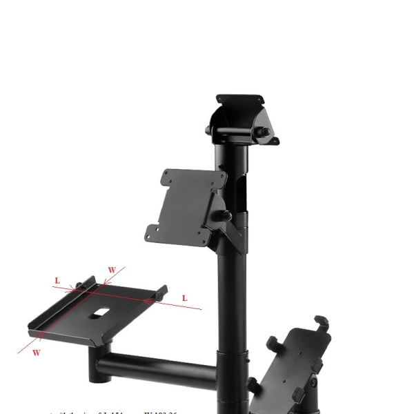 Support modulaire pour double moniteur, TPV et imprimante